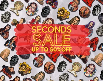 SECONDS SALE // Discounted Horror Pins