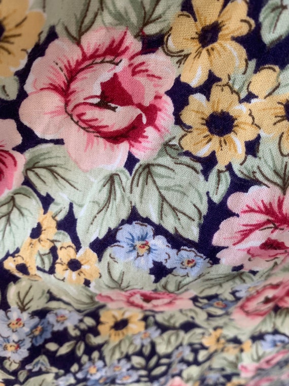 Vintage Floral Button Down Skirt - image 6