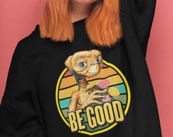 Retro E.T , Be Good Crewneck Sweatshirt