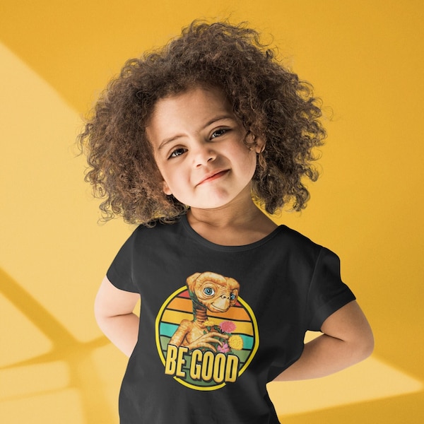 Premium E.T be good Kinder T-Shirt mit Rundhalsausschnitt