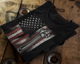 American Mechanic T-Shirt, Father's Day Gift