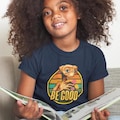 Kids Retro E.T. T-Shirt, Extra Terrestrial 'Be Good' Graphic product logo