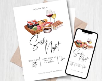 Anime Night Party Template