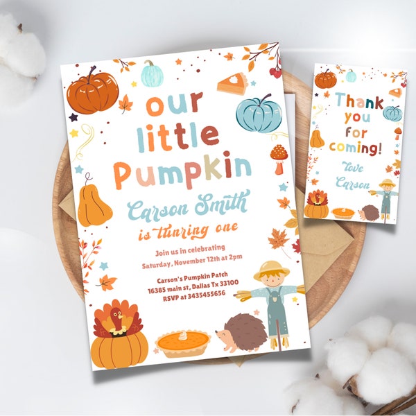 Pumpkin 1st Birthday - Etsy