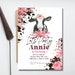 Printable Cow Birthday Party Invitation Template, Holy Cow I'm One ...