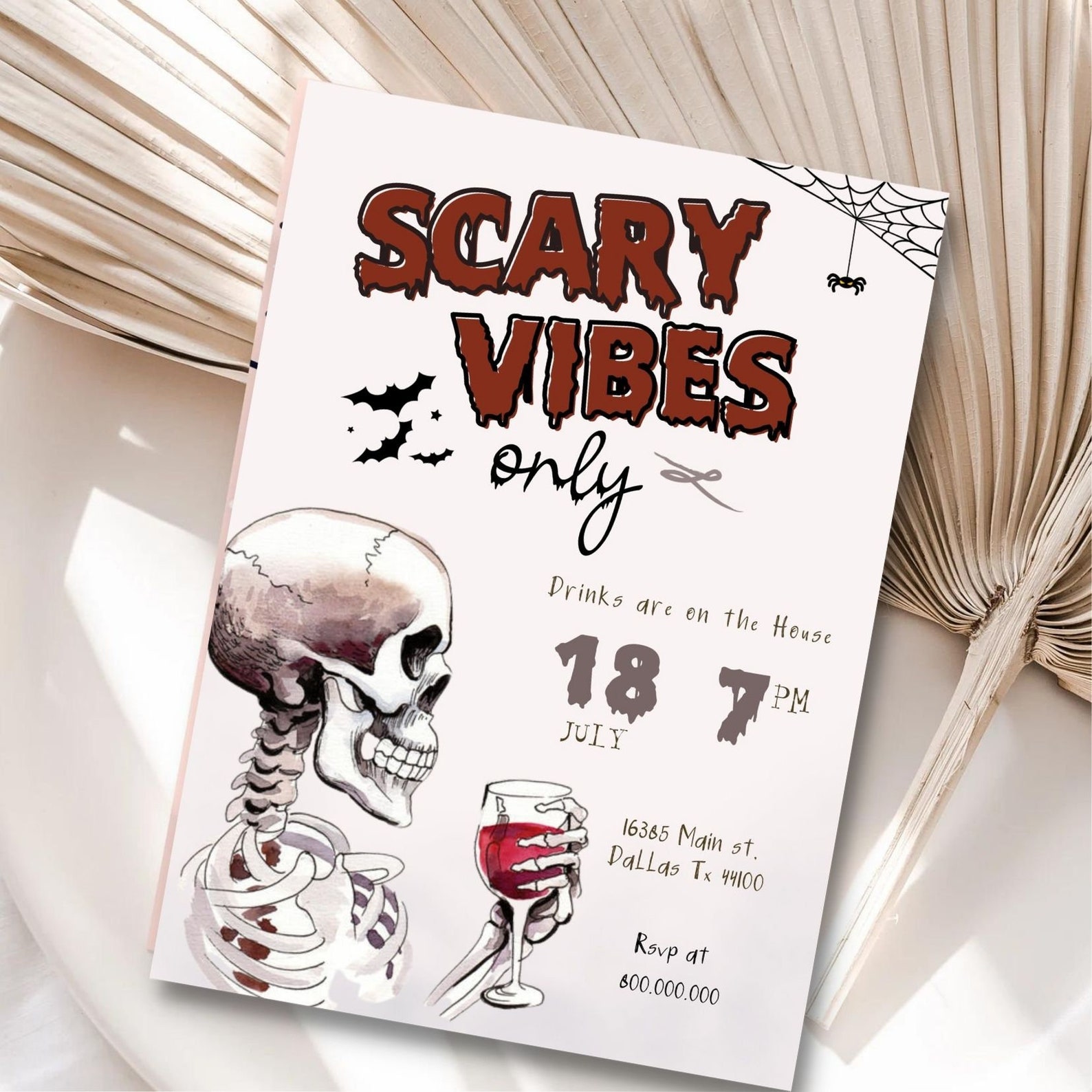 Editable and Printable Cocktails and Costumes Invitation - Etsy