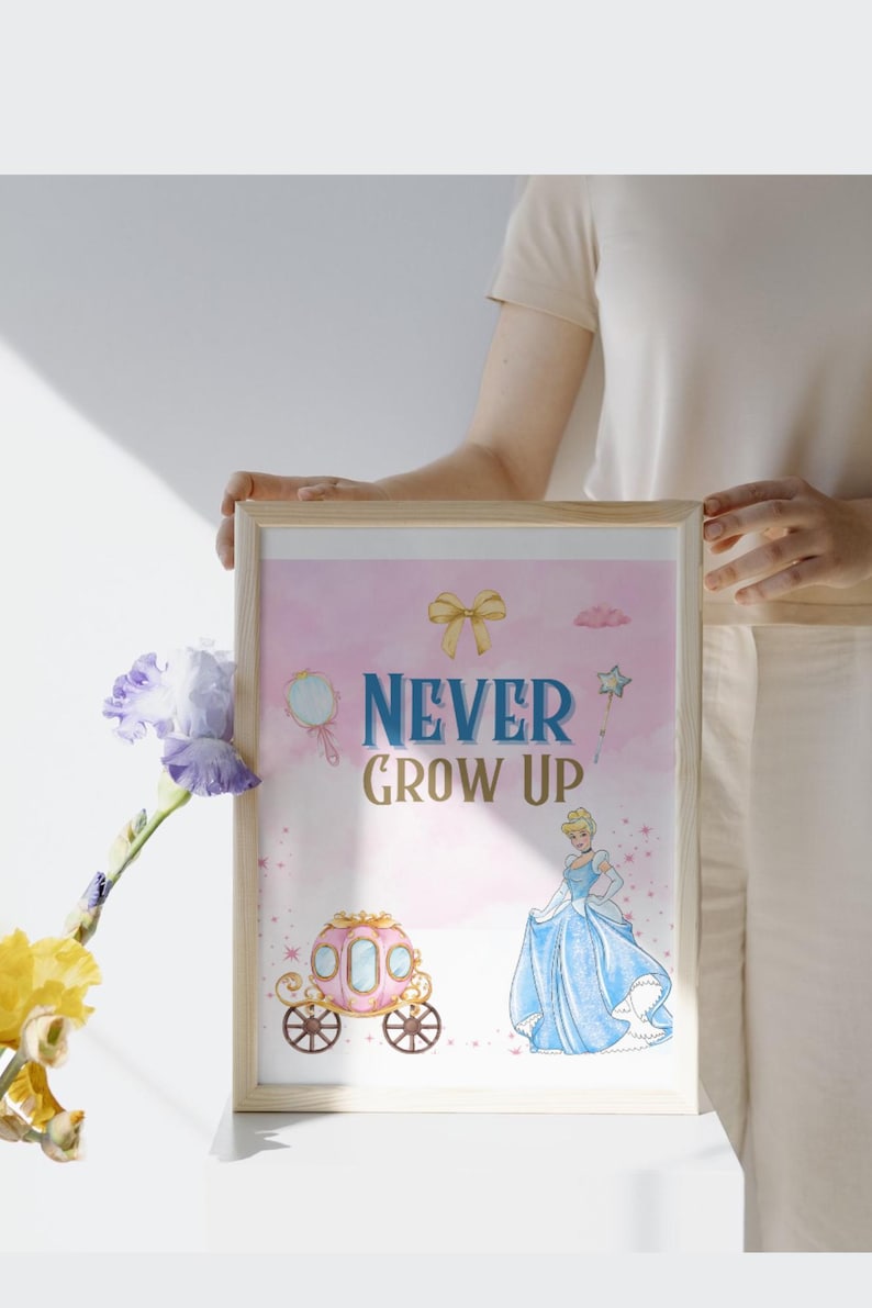 Printable Princess Sign Template, Little Princess Party Decoration ...