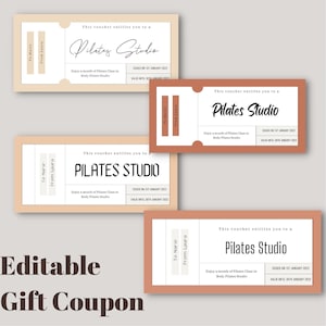 Editable and Printable Coupon template, Custom Coupon gift idea, Birthday Voucher, Gift for Her, Gift for Him, canva edit