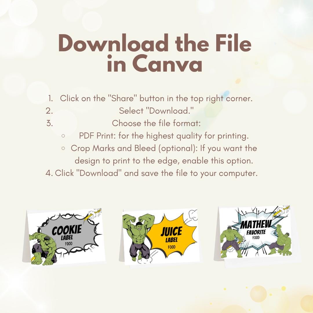 Hulk Labels Printable Hulk Food Label Party Template, Hulk Birthday Party Decor ...