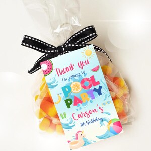Editable and Printable Pool Party Photo Invitation Template, Pool ...