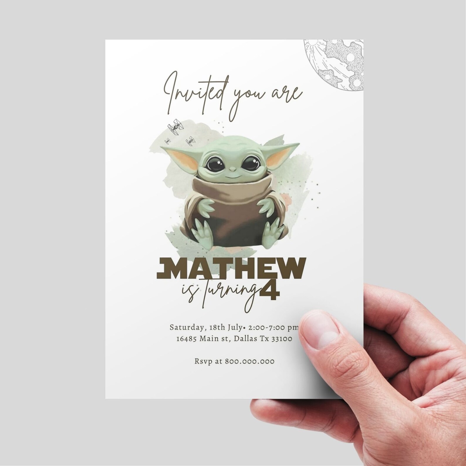 Printable and Mobile Baby Kid Birthday Invitation Template - Etsy