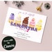 Editable and Printable Cupcake Decorating Party Invitation Template ...