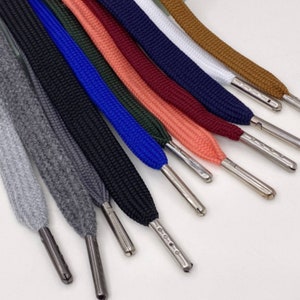 Flat Cotton Drawstring Hoodie String with Stopper Ends,25mm Drawcord  Shoelace 