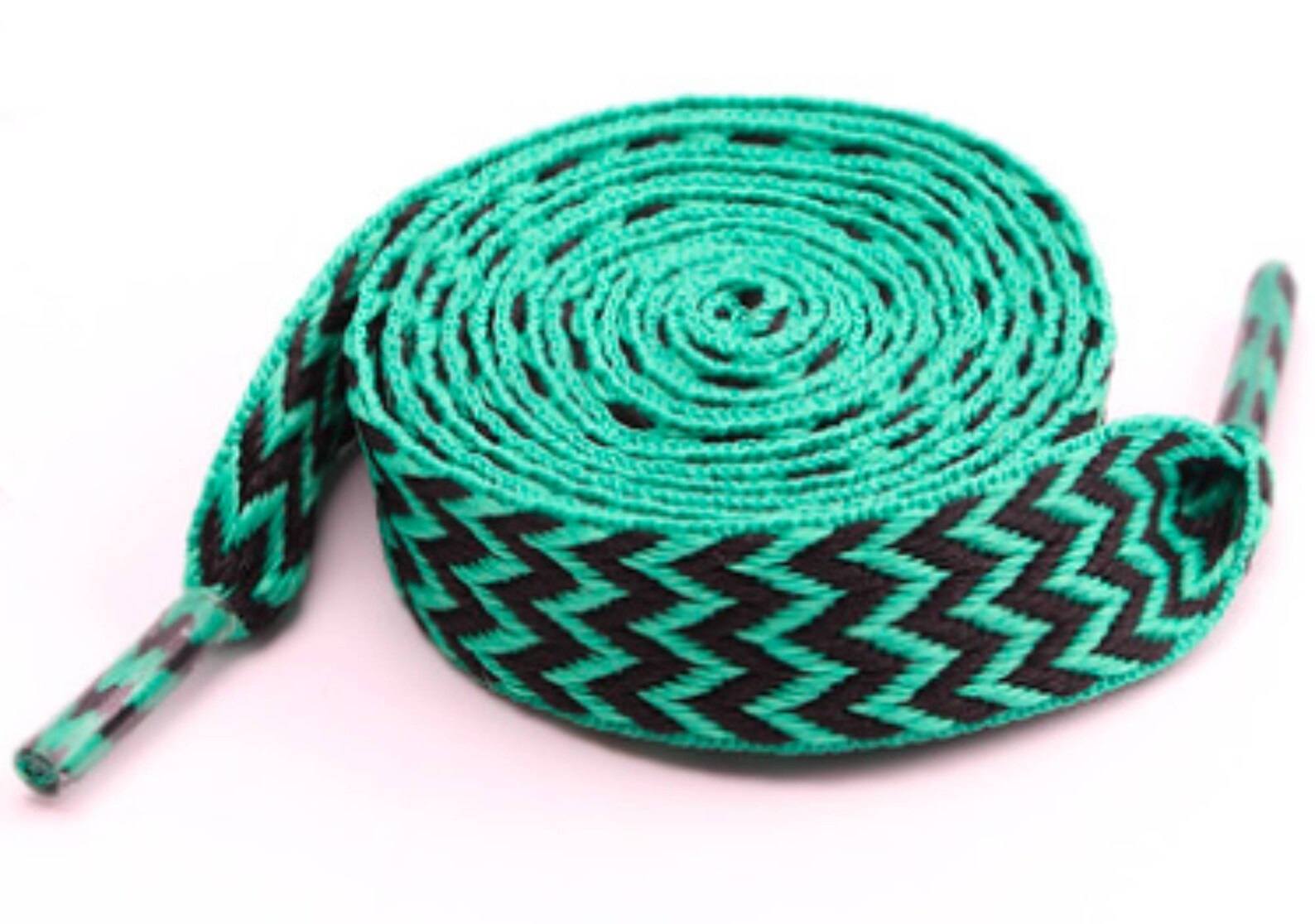 Gray Red Wave Pattern Sneaker Shoelaces 2 Cm Wide Thick Shoe Etsy