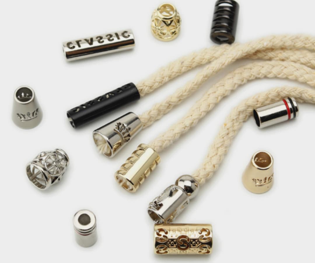 Metal Aglets for Hoodie Drawstrings, Replacement Hoodie Strings Caps
