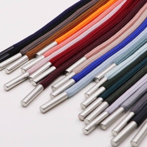15mm Hoodie Drawstrings With Metal Tips, Flat Hoodie Laces, Double-layer  Cotton Laces With Drawstrings Threader Gift 