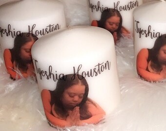 Vela 3X4 personalizada