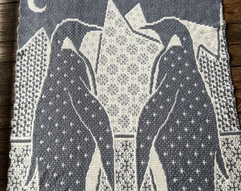 Have an ice day - Penguin Overlay Mosaic Crochet pattern