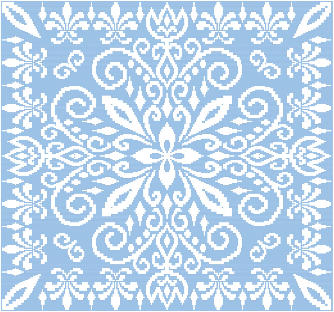 Fleur Overlay Mosaic Crochet Pattern Only - Etsy UK