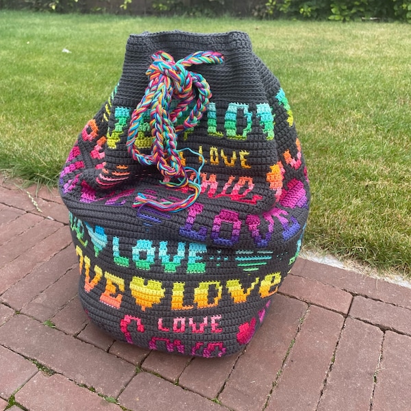 Lots of Love - Overlay Mosaic Bag and Blanket