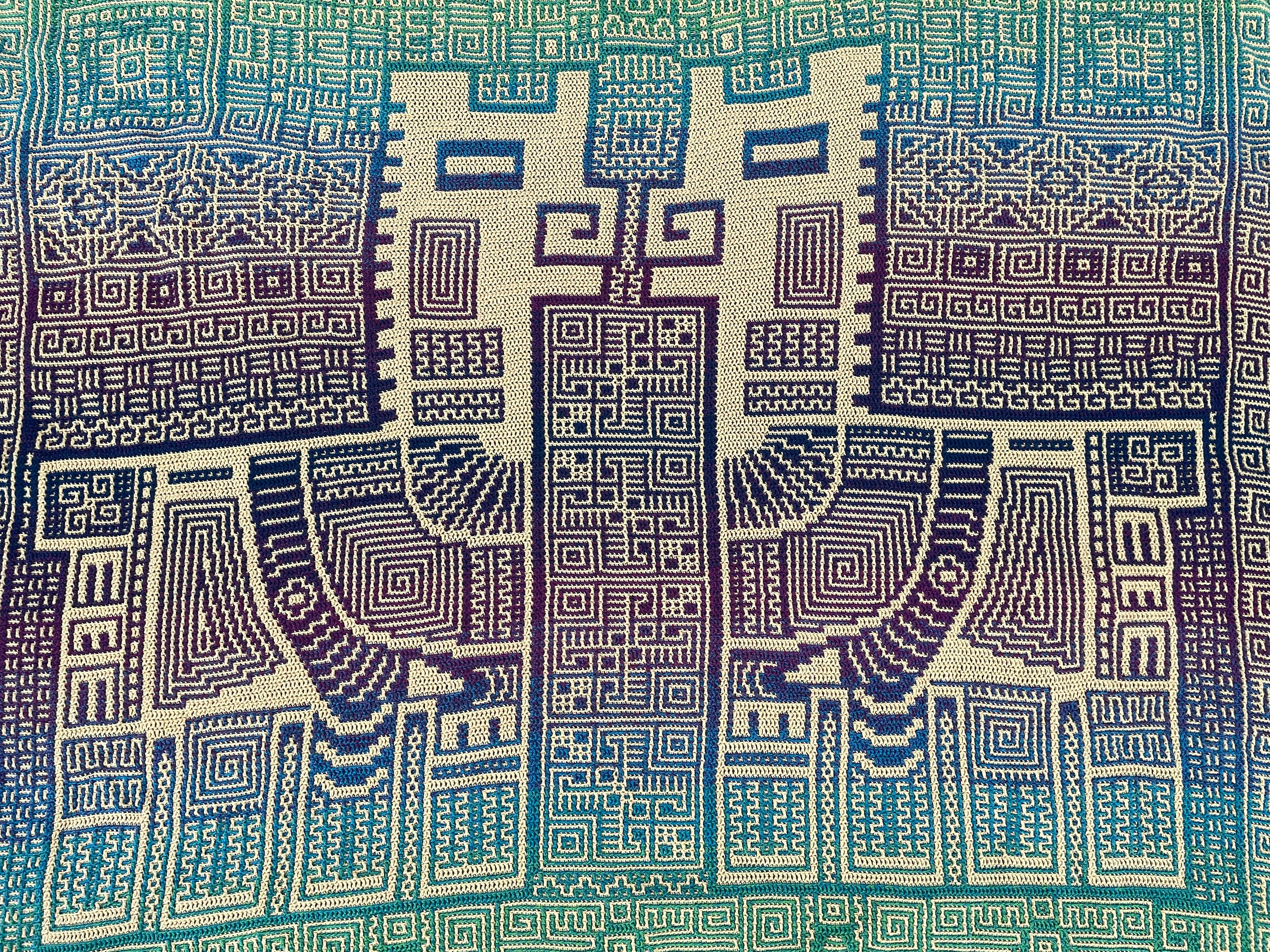 Alpaca Adventure Overlay Mosaic Crochet