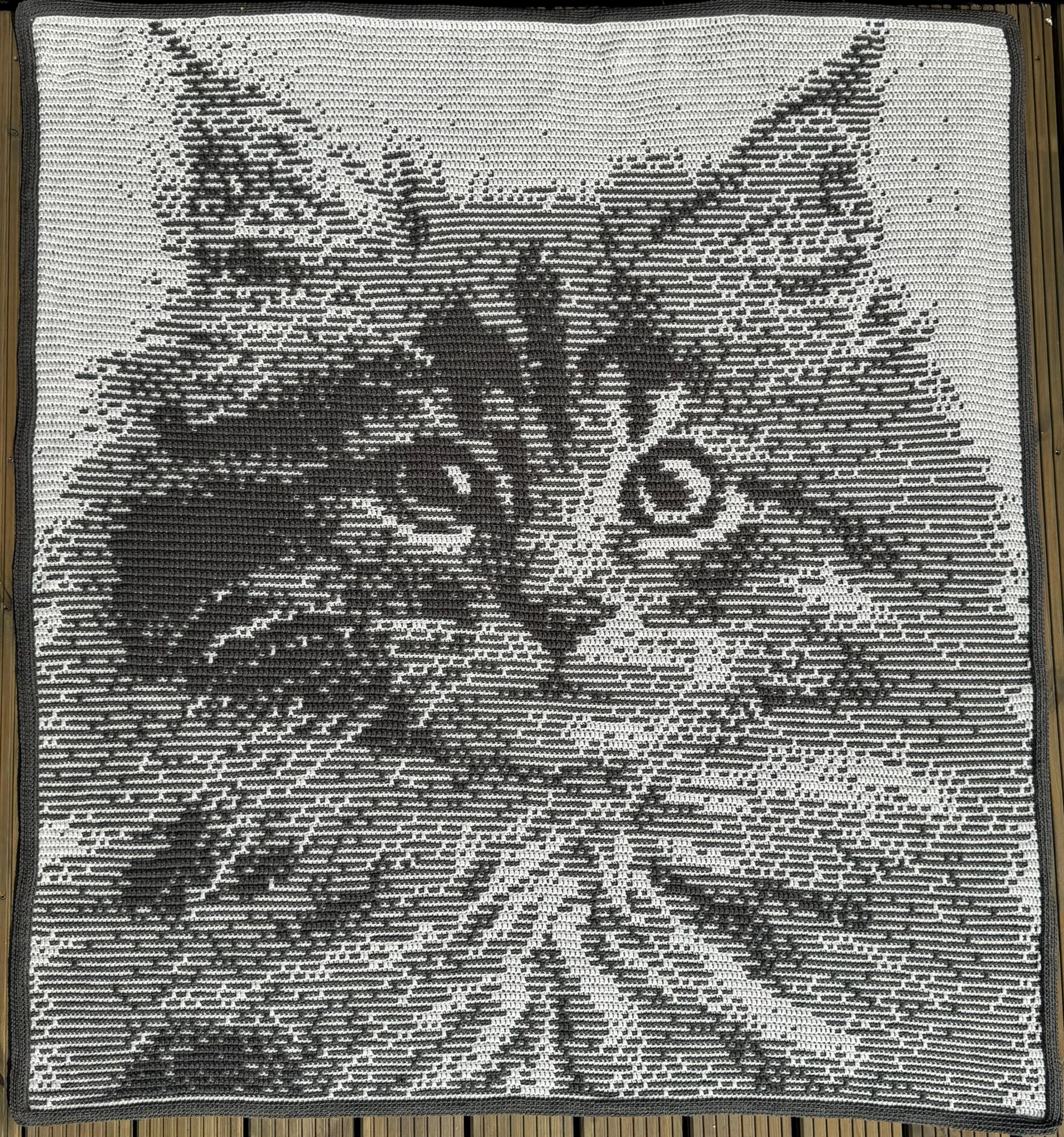 40 Kitty Crochet Patterns: Create Adorable Feline Friends at Home 15 Fluffball Overlay mosaic crochet
