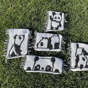 Panda Mania - Overlay Mosaic Crochet Pattern