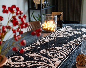 Cheer - Christmas Table runner - Overlay Mosaic Crochet Pattern