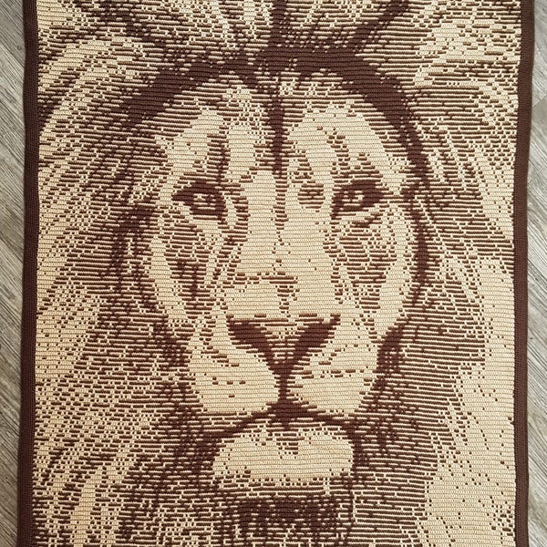 Brave Heart - Overlay Mosaic Lion - Pattern only!