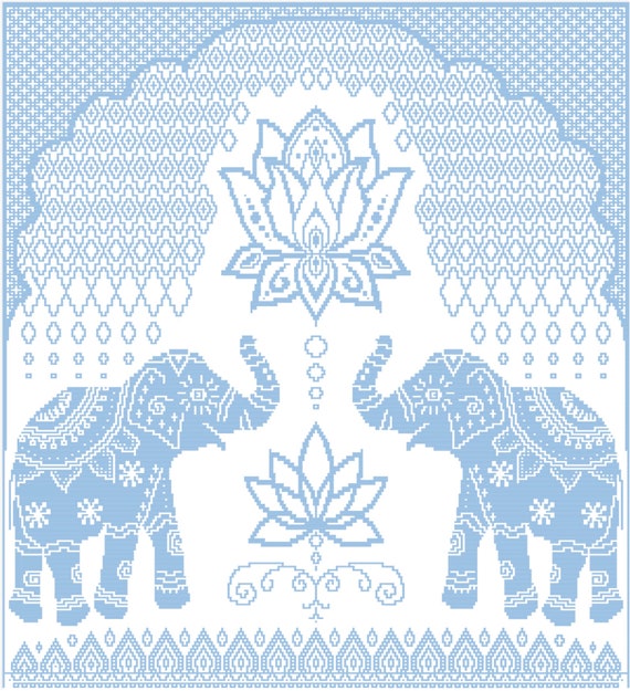 Indian Elephant Template