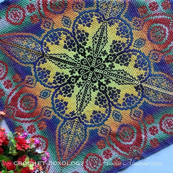 Inner Compass Overlay Mosaic Crochet