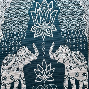 Inspiring India Overlay Mosaic Crochet Elephant pattern image 1