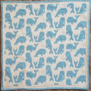 I Whaley Like You - Overlay Mosaic Crochet pattern