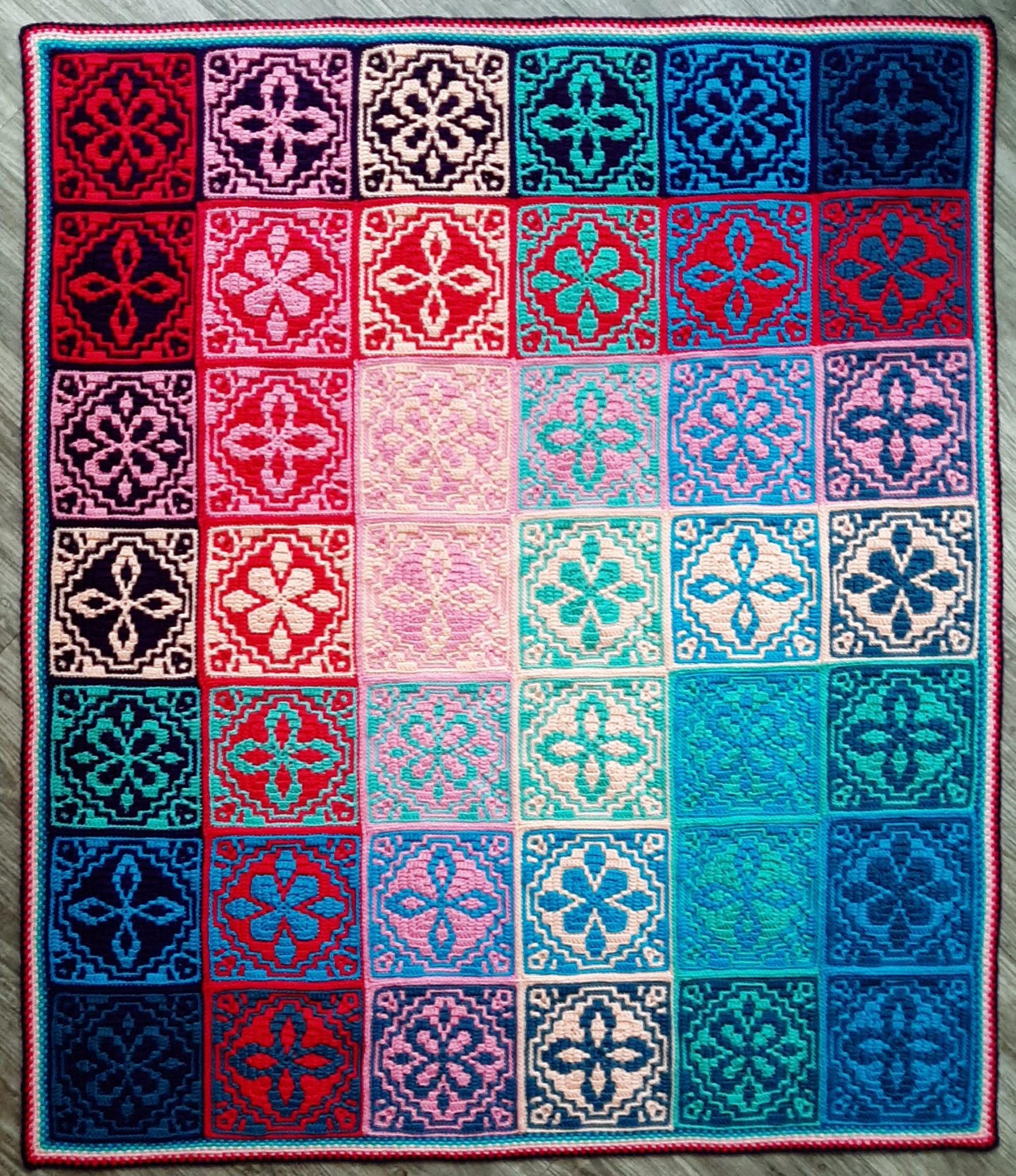 Burst of Joy - Overlay Mosaic Crochet Pattern - Etsy