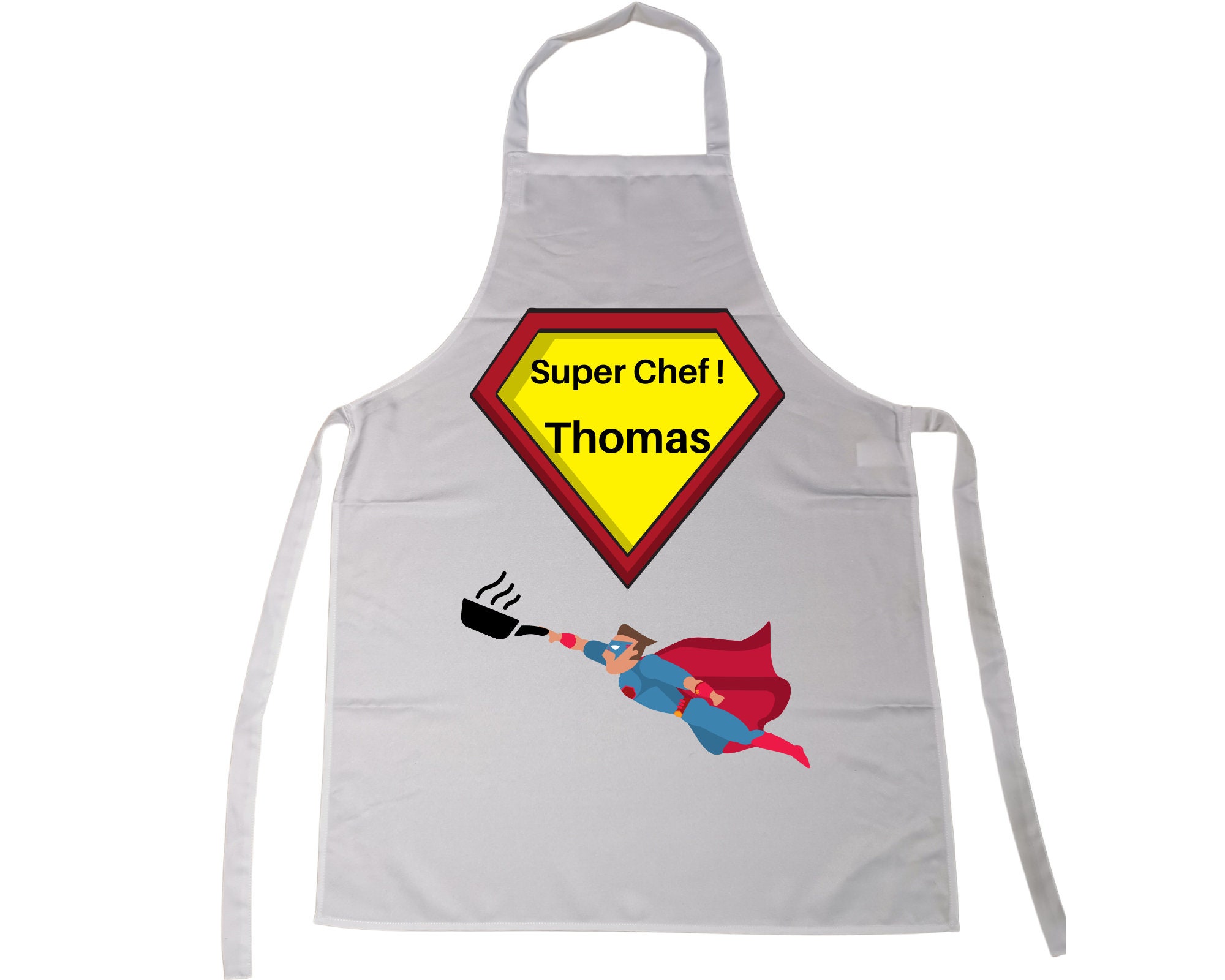 Tablier Enfant Super Hero Personnalisable