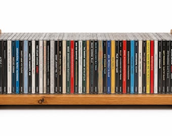 Ikea Boalt Wooden CD Storage Tower Rack | Stores 35 Cds | 59cm