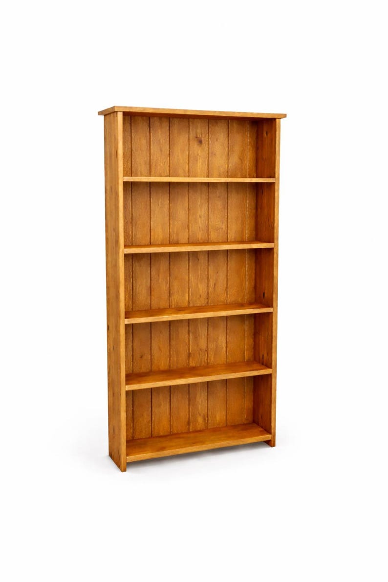 Storage For Paperbacks Wooden Bookcase for Paperbacks, Dvds, Media Storage – Custom Sizes ...