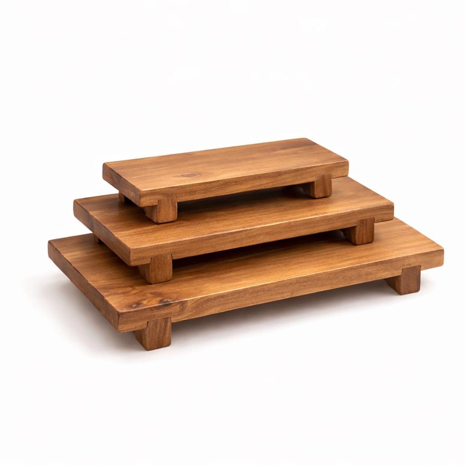 Solid Wood Countertop Display Riser – Handmade Kitchen Decor Tray - Etsy UK