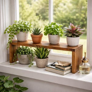 Handmade Wooden Plant Riser | Plant stand