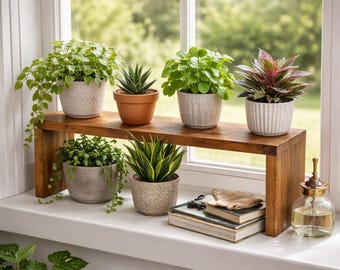 Handmade Wooden Plant Riser | Plant stand