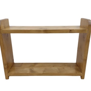 Wooden shelf freestanding or wall mounted image 4