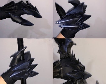 Armor Gloves, Finger armor, cosplay armor, Game Prop Replica