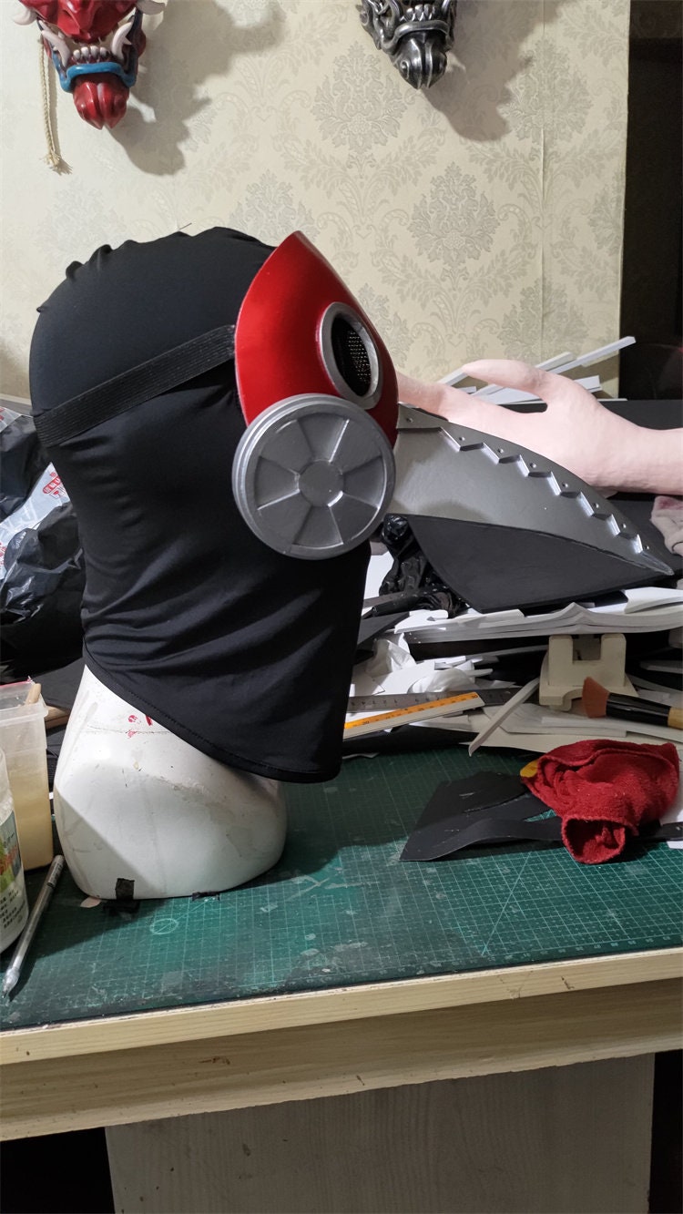 Chainsaw Man Helmet Galgali Mask Halloween Mask Etsy UK