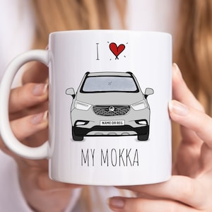 Vauxhall Mokka Mug | Personalised Vauxhall Mokka Gift |Car Art | Car Gifts For Women |For Her |Car Gift Idea | New Car Gift |Car Fan Gift