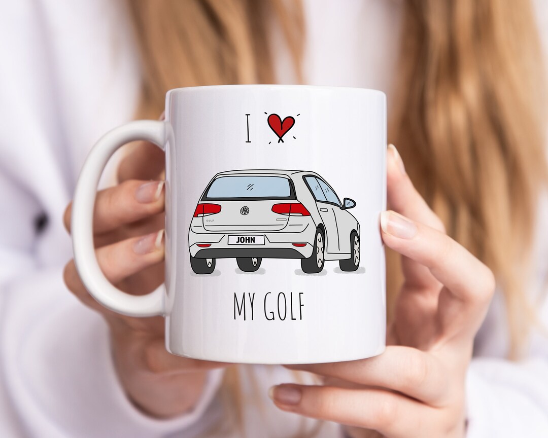 Volkswagen Golf Mug Personalised VW Golf Gift Car Art VW Etsy UK