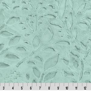 Shannon Fabrics Minky - Luxe Cuddle® Poppy Juniper / 60&quot; wide - Shannon Fabrics