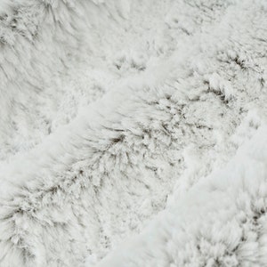 Shannon Fabrics Minky Luxe Cuddle® Frost Silver 60&quot; wide - Shannon Fabric