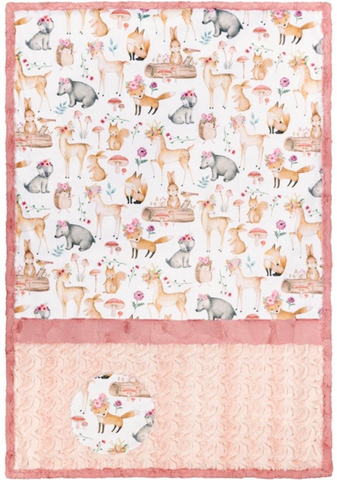 Minky Lullaby Critter Grove Blanket Kit Shannon Fabrics Minky Cuddle