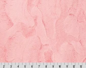 Shannon Fabrics Minky - Luxe Cuddle® Hide Blush/60" wide- Shannon Fabrics