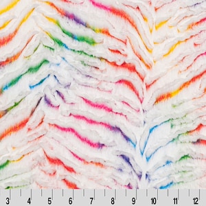 Shannon Fabrics Minky - Luxe Cuddle® Prism Vibrant/60&quot; wide - Shannon Fabrics